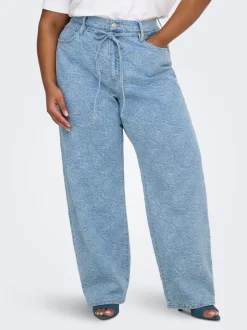 Discount CARGIANNA Mellemhøj talje Straight fit Jeans Dame Jeans|Jeans