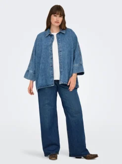 CARGRACE Denim-skjorte Dame Double Denim|Skjorter