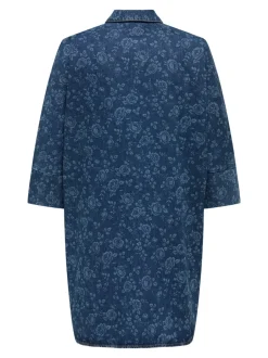 Clearance CARGRACE Kort kjole Dame Kjoler|Double Denim
