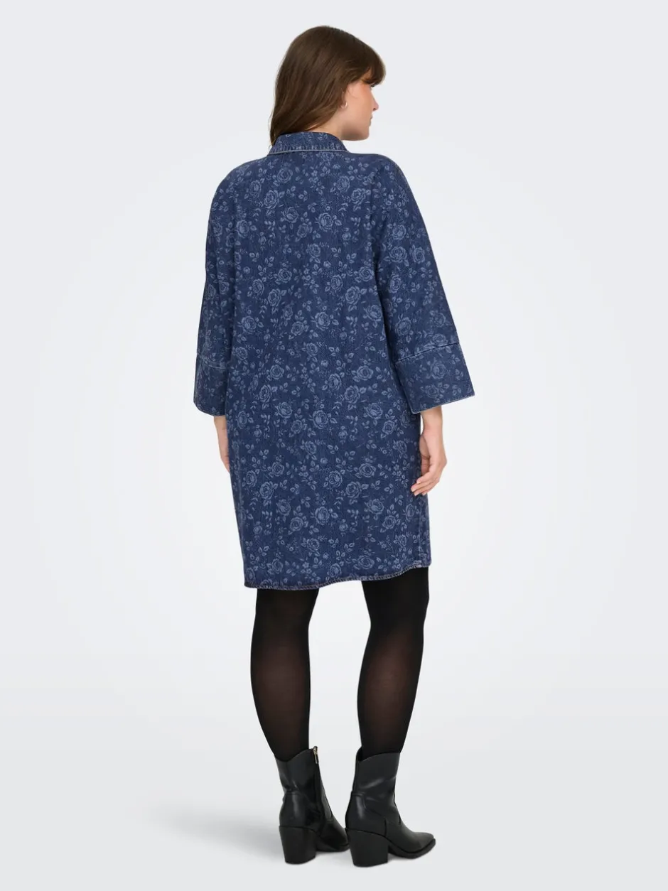 Clearance CARGRACE Kort kjole Dame Kjoler|Double Denim