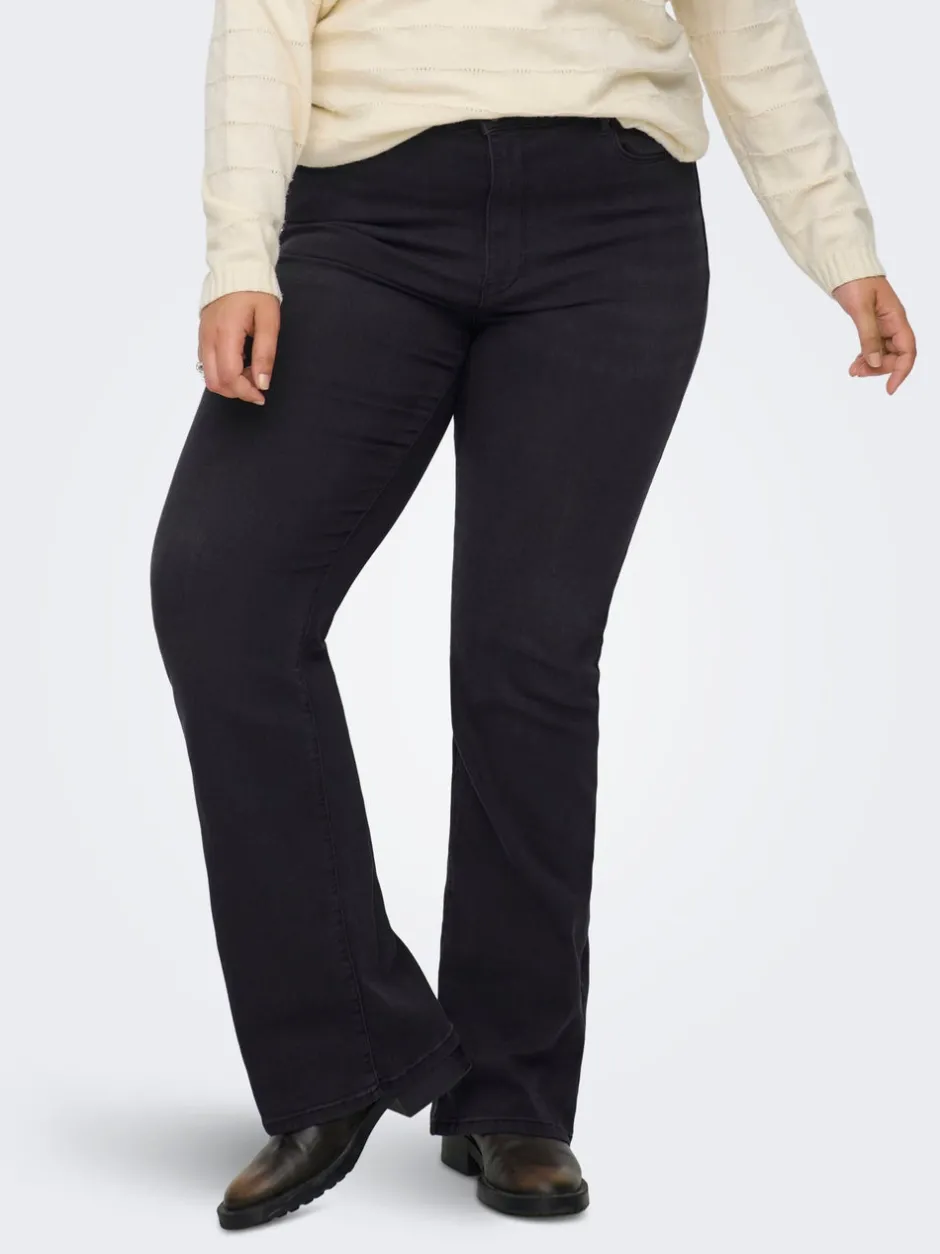 Outlet CARHELLA Høj talje Flared fit Jeans Dame Jeans|Jeans