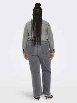 Discount CARHOPE Høj talje Wide leg fit Jeans Dame Jeans|Jeans