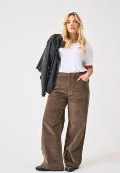 Hot CARHOPE Wide leg fit Bukser i wide fit Dame Bukser