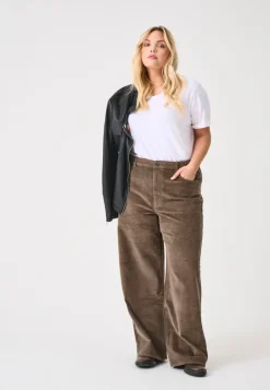 Hot CARHOPE Wide leg fit Bukser i wide fit Dame Bukser