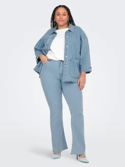 CARHUSH Mellemhøj talje Flared fit Jeans Dame Jeans|Jeans