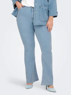 CARHUSH Mellemhøj talje Flared fit Jeans Dame Jeans|Jeans