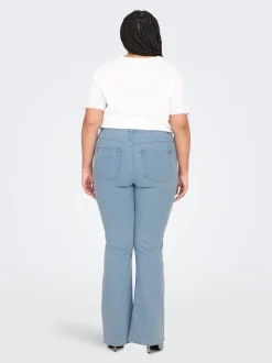 CARHUSH Mellemhøj talje Flared fit Jeans Dame Jeans|Jeans