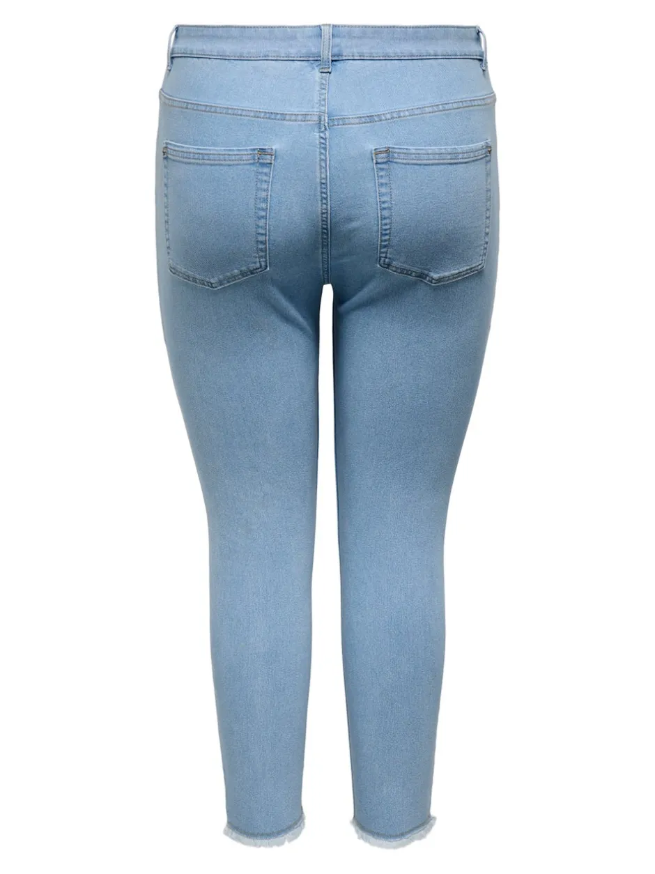 -CARHUSH Mellemhøj talje Skinny fit Ankellængde Jeans Dame Jeans|Jeans