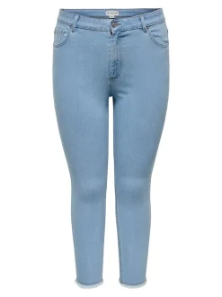 -CARHUSH Mellemhøj talje Skinny fit Ankellængde Jeans Dame Jeans|Jeans