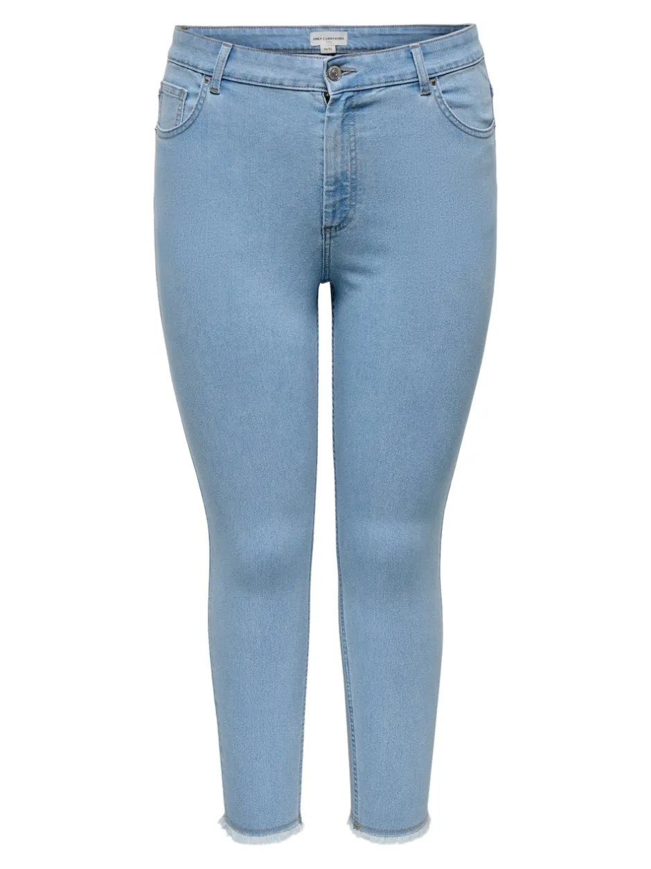 -CARHUSH Mellemhøj talje Skinny fit Ankellængde Jeans Dame Jeans|Jeans