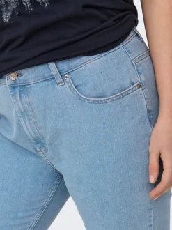 -CARHUSH Mellemhøj talje Skinny fit Ankellængde Jeans Dame Jeans|Jeans