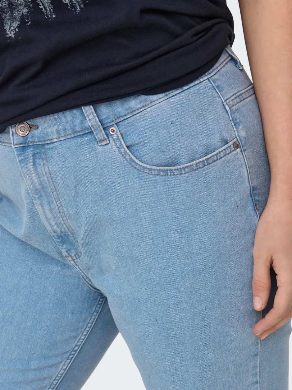 -CARHUSH Mellemhøj talje Skinny fit Ankellængde Jeans Dame Jeans|Jeans