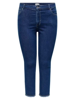 Discount CARHUSH Mellemhøj talje Skinny fit Ankellængde Jeans Dame Jeans|Jeans