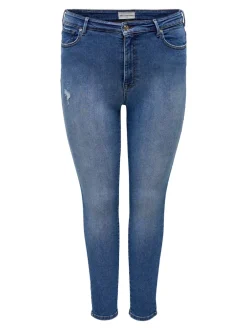 Sale CARICONIC Høj talje Skinny fit Ankellængde Jeans Dame Jeans|Jeans