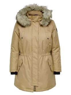 CARIRENA Lang parka Dame Jakker Og Frakker