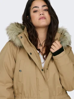 CARIRENA Lang parka Dame Jakker Og Frakker