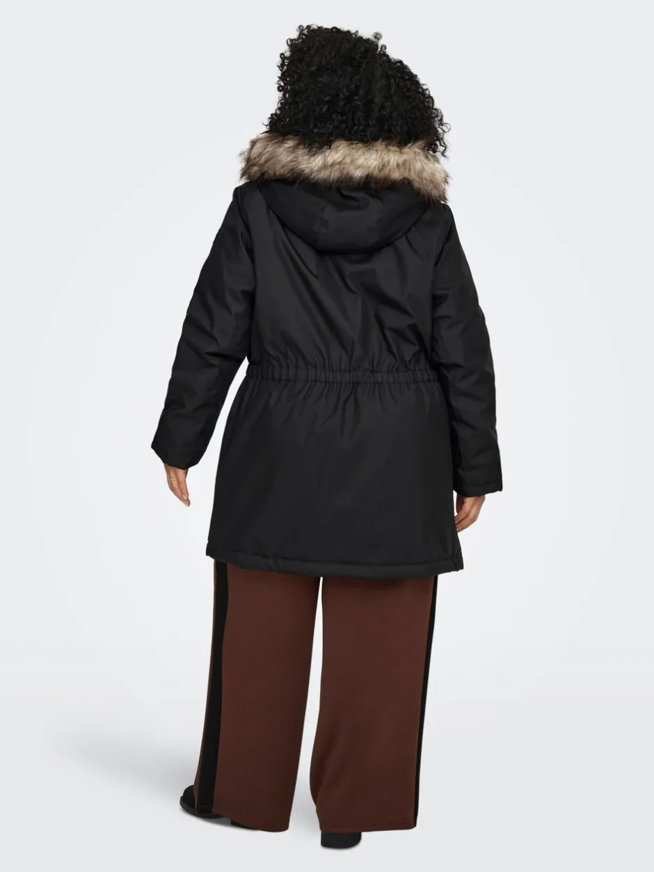 New CARIRENA Lang parka Dame Jakker Og Frakker