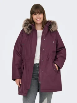 Outlet CARIRENA Lang parka Dame Jakker Og Frakker