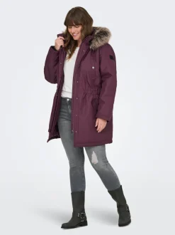 Outlet CARIRENA Lang parka Dame Jakker Og Frakker