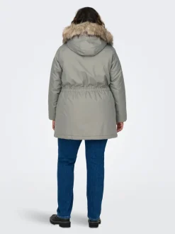 Outlet CARIRENA Lang parka Dame Jakker Og Frakker