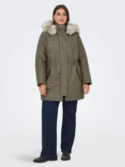 Outlet CARIRENA Lang parka Dame Jakker Og Frakker