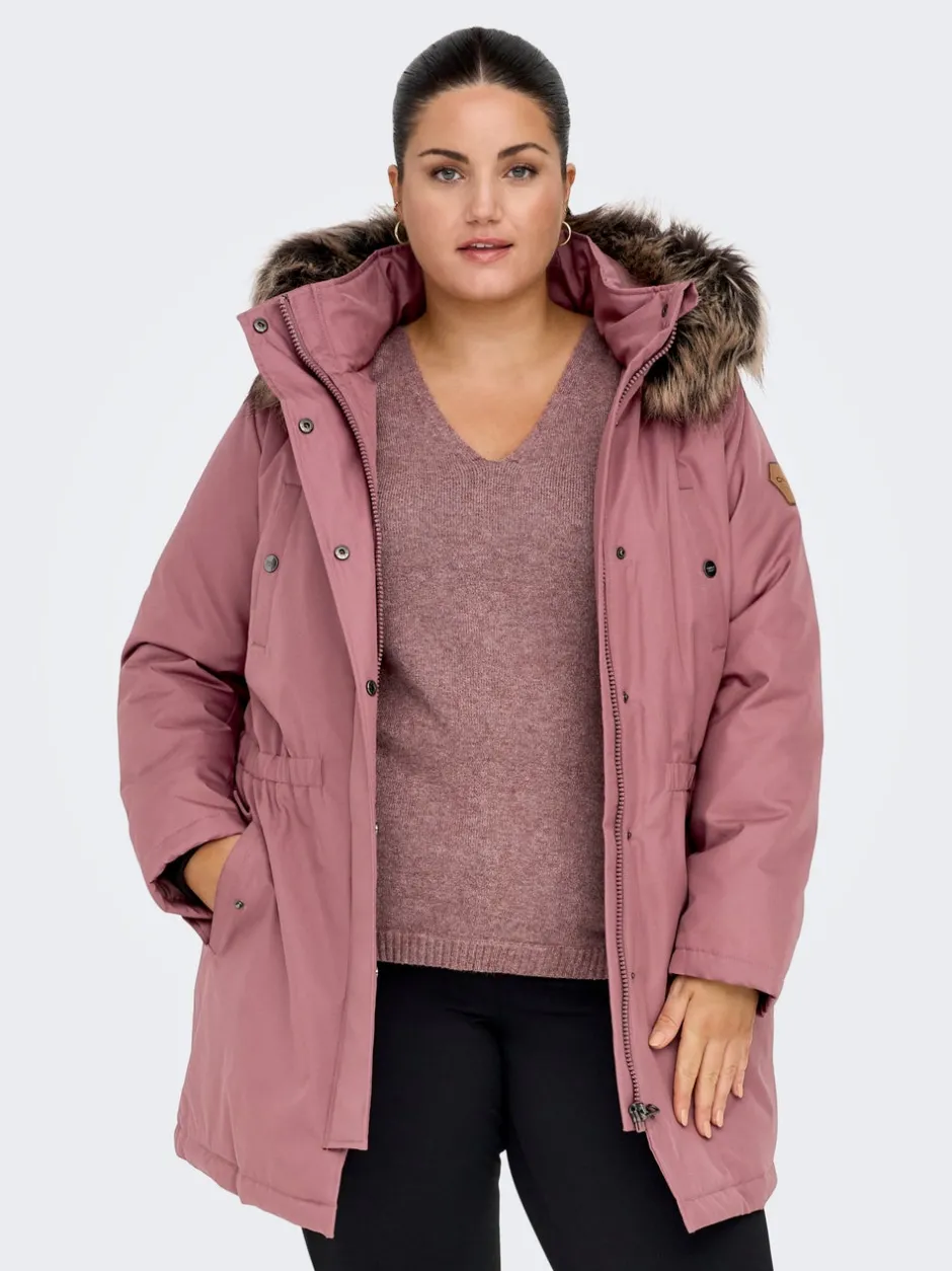 Outlet CARIRENA Lang parka Dame Jakker Og Frakker