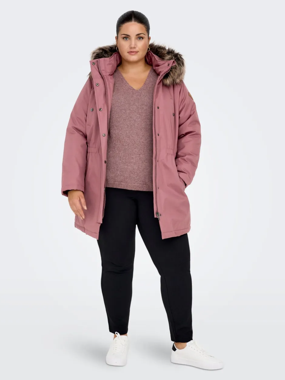 Outlet CARIRENA Lang parka Dame Jakker Og Frakker