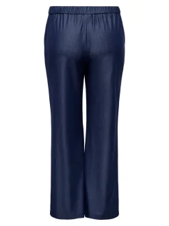 Clearance CARIRIA Wide leg fit Hør Bukser i wide fit Dame Bukser