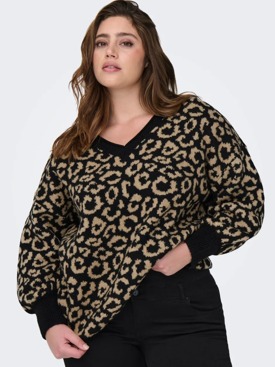 Hot CARJADE Striktrøje Dame Strik & Cardigans