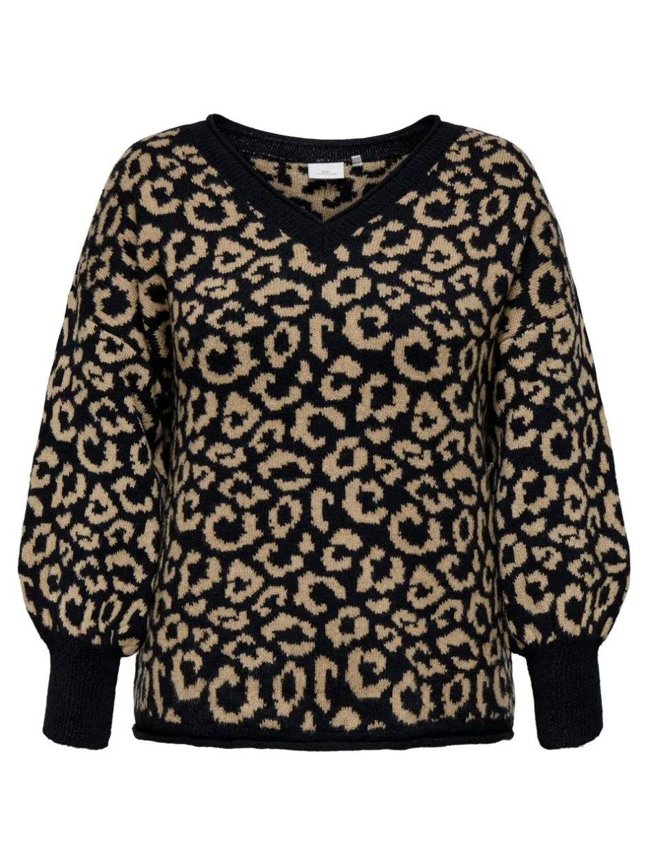 Hot CARJADE Striktrøje Dame Strik & Cardigans