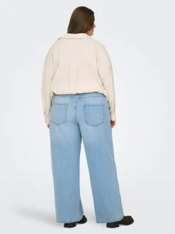 Discount CARJAY Høj talje Wide leg fit Jeans Dame Jeans|Jeans