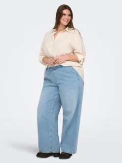 Discount CARJAY Høj talje Wide leg fit Jeans Dame Jeans|Jeans