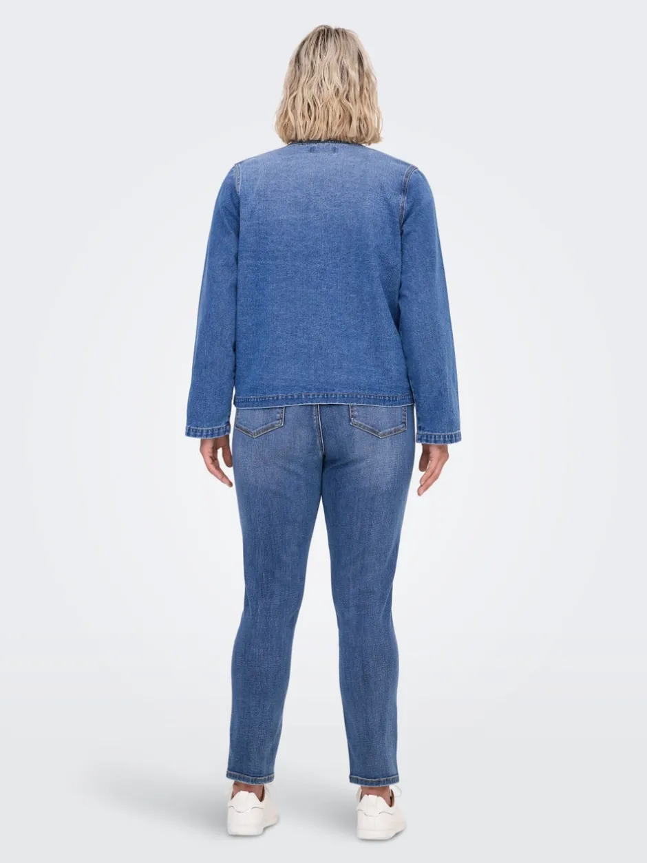 Best CARJENNA Denimjakke Dame Jakker Og Frakker|Double Denim