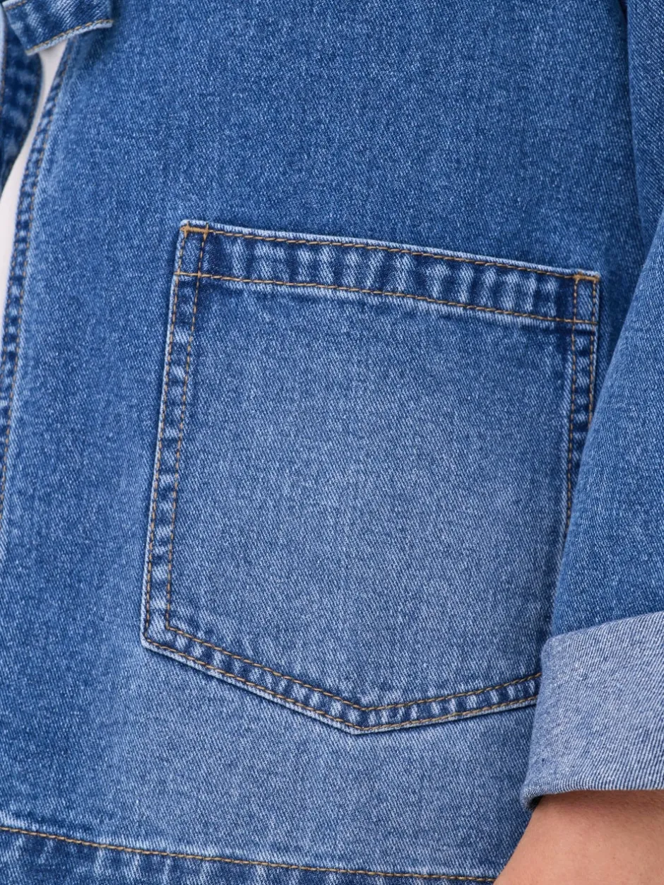 Best CARJENNA Denimjakke Dame Jakker Og Frakker|Double Denim