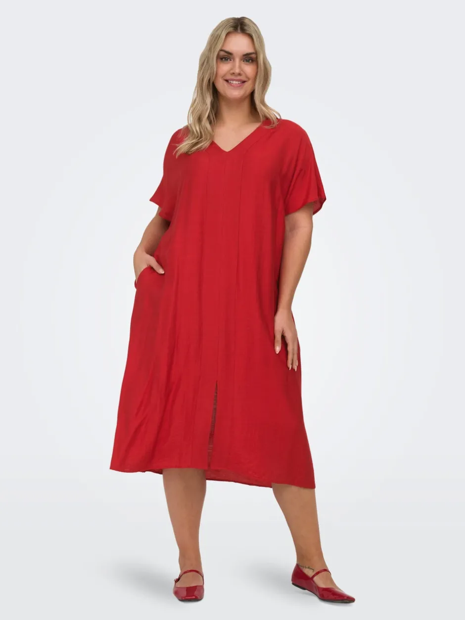 New CARJOANNA Midikjole Dame Kjoler