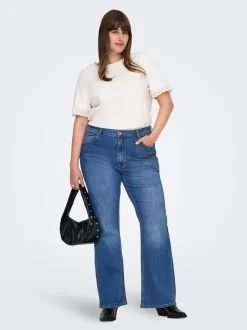 Discount CARJUICY Høj talje Flared fit Jeans Dame Jeans|Jeans