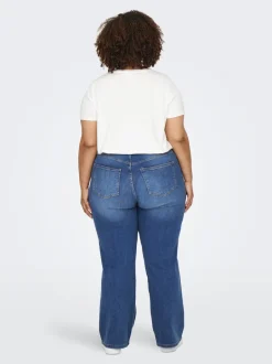 Outlet CARJUICY Høj talje Wide leg fit Jeans Dame Jeans|Jeans