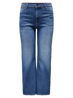 Outlet CARJUICY Høj talje Wide leg fit Jeans Dame Jeans|Jeans