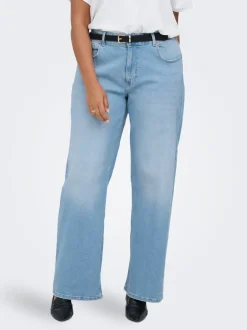 Discount CARJUICY Høj talje Wide leg fit Jeans Dame Jeans|Jeans