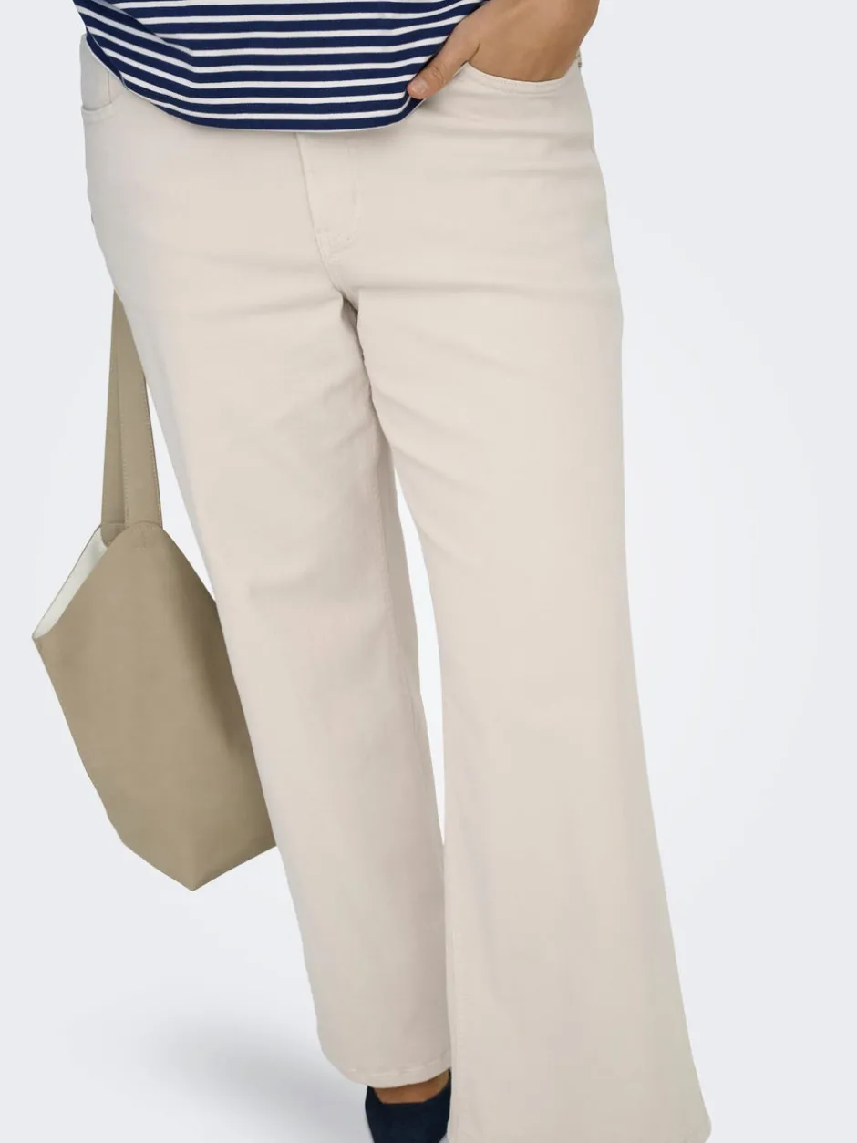 Online CARJUICY Høj talje Wide leg fit Jeans Dame Jeans|Jeans