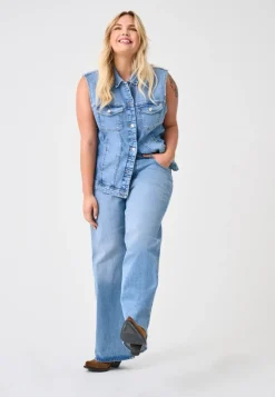 Sale CARJUICY Høj talje Wide leg fit Jeans Dame Jeans|Jeans