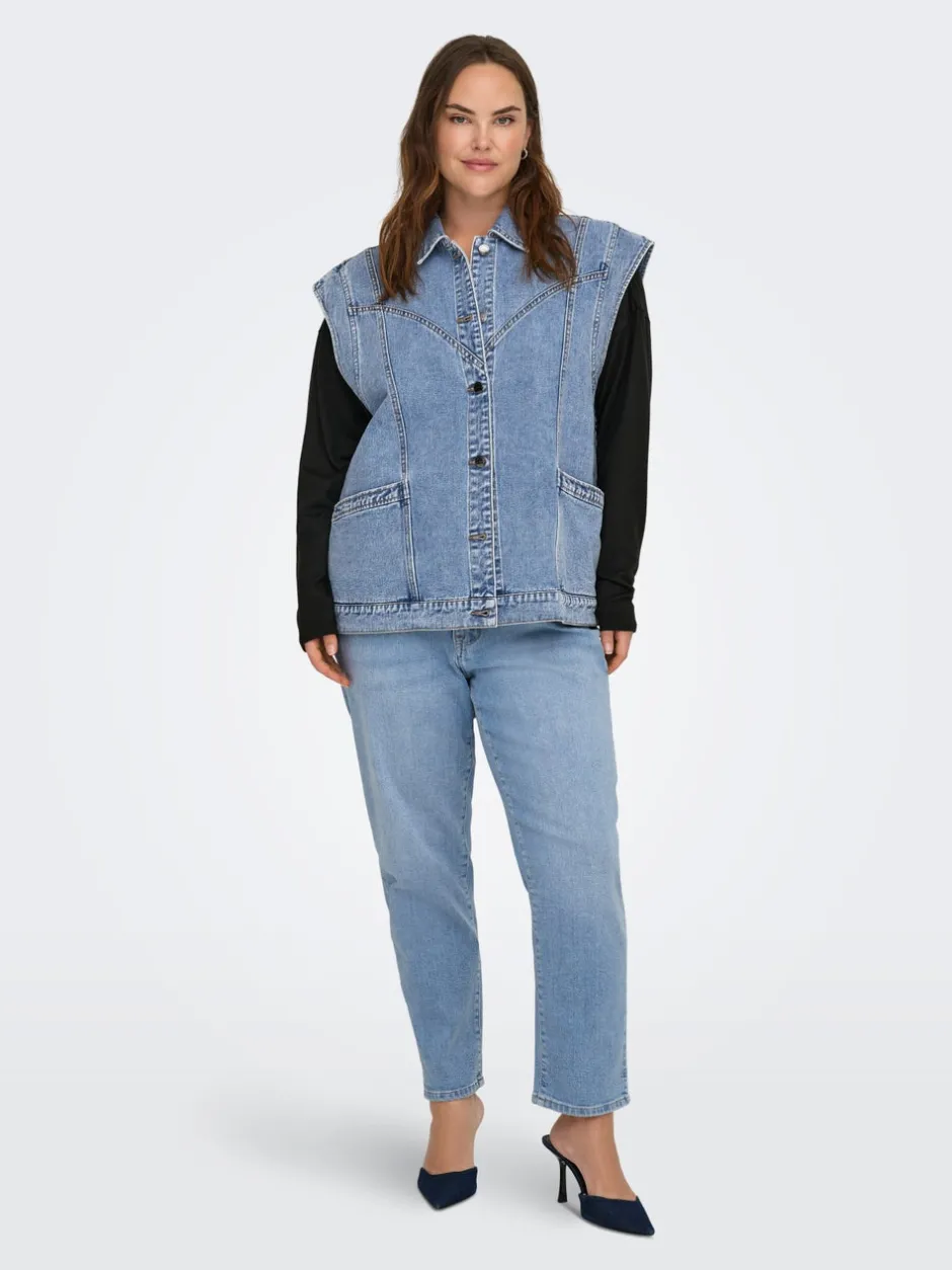 Hot CARKENNEDY Denimvest Dame Jakker Og Frakker