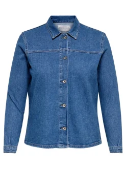 Discount CARKIMBERLY Denim-skjorte Dame Double Denim|Skjorter