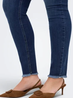 Hot CARLACE Mellemhøj talje Skinny fit Ankellængde Jeans Dame Jeans|Jeans