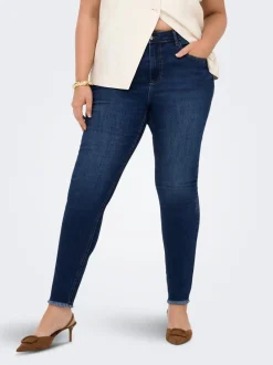 Hot CARLACE Mellemhøj talje Skinny fit Ankellængde Jeans Dame Jeans|Jeans