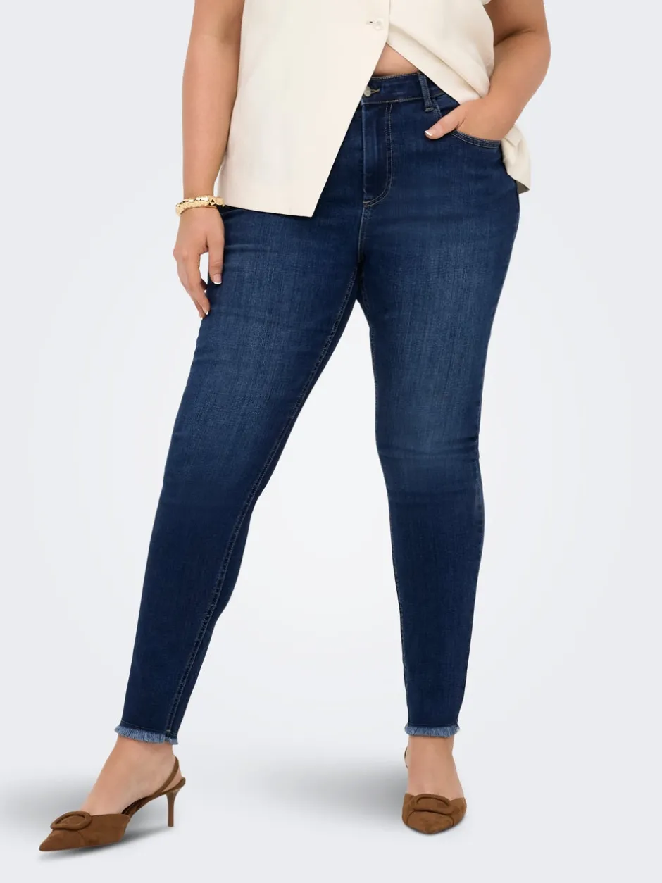 Hot CARLACE Mellemhøj talje Skinny fit Ankellængde Jeans Dame Jeans|Jeans