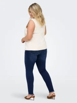 Hot CARLACE Mellemhøj talje Skinny fit Ankellængde Jeans Dame Jeans|Jeans