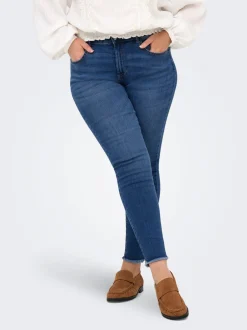 New CARLACE Mellemhøj talje Skinny fit Ankellængde Jeans Dame Jeans|Jeans