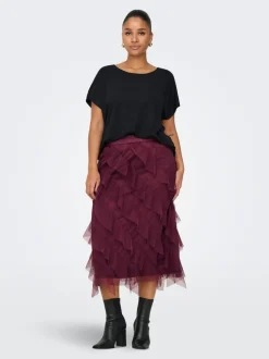 Sale CARLAFALDA Nederdel Midinederdel Dame Nederdele