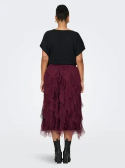 Sale CARLAFALDA Nederdel Midinederdel Dame Nederdele